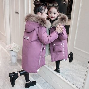 Coat -  Warm Jackets Fashion Fur Hooded