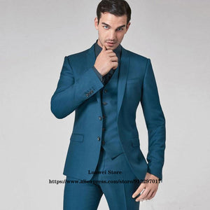 Suit - Classic Teal Slim Fit Suit