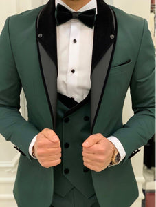 Suit - Green Men's 3 Pieces Set Suits