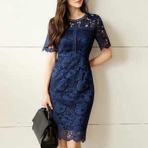 Blue Lace dress