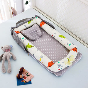 Baby Crib Cot Newborn Sleeping Nest Bedding