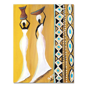 Painting - African Woman Classic Vintage Wall Art