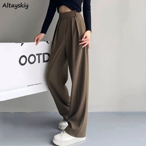 Draped Straight Pants