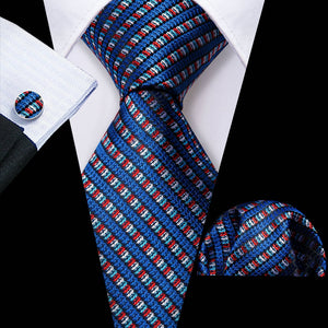 Ties Hanky Cufflinks Silk Set