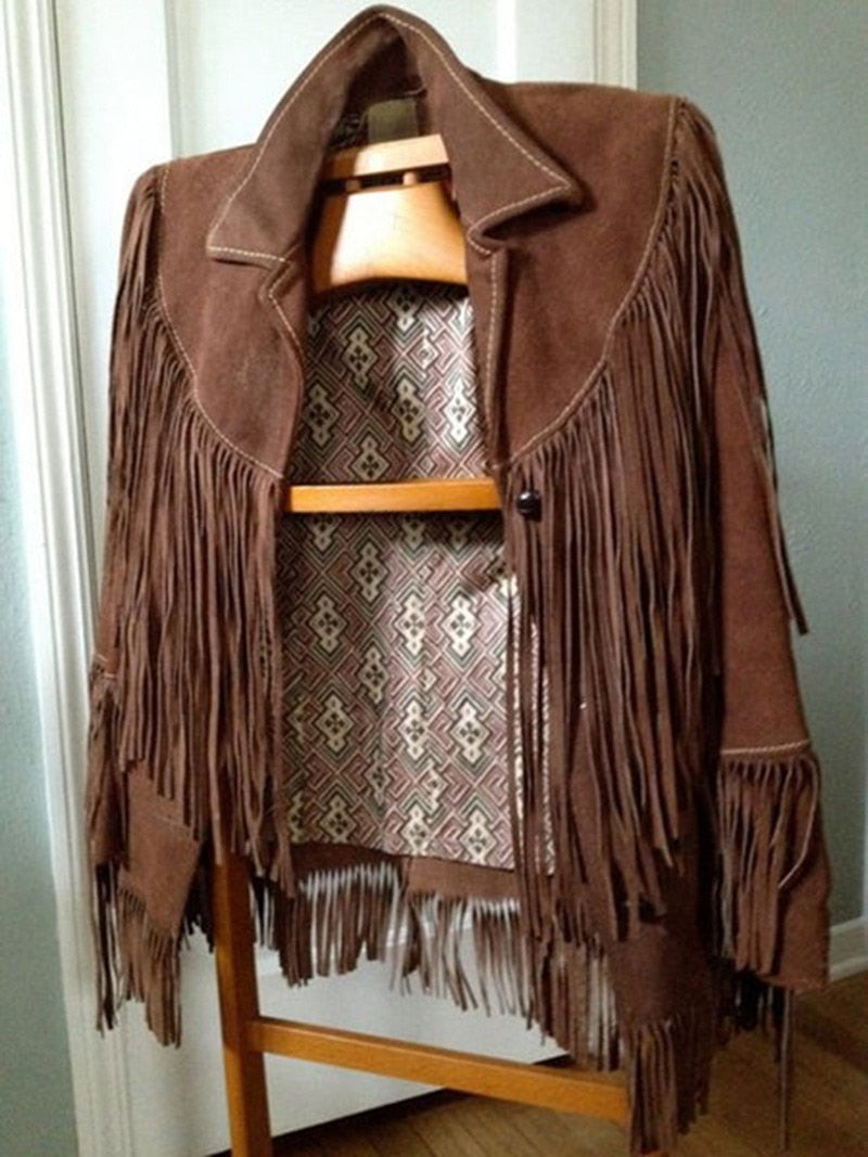 Jacket - Suede  Indie Folk Tassel Jacket