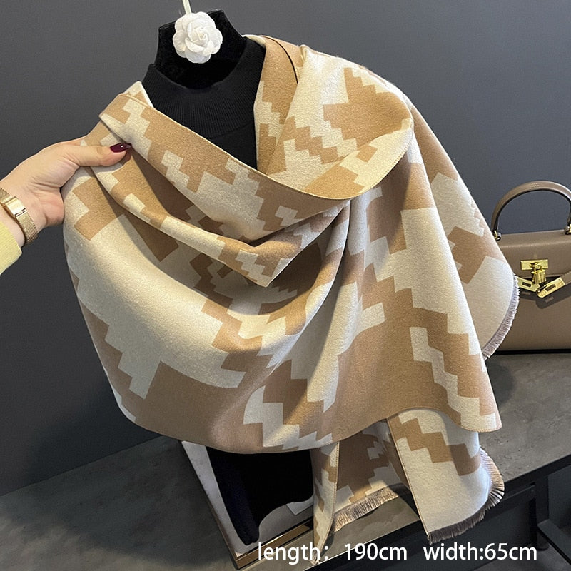 Scarf - Warm Cashmere Imitation Shawl