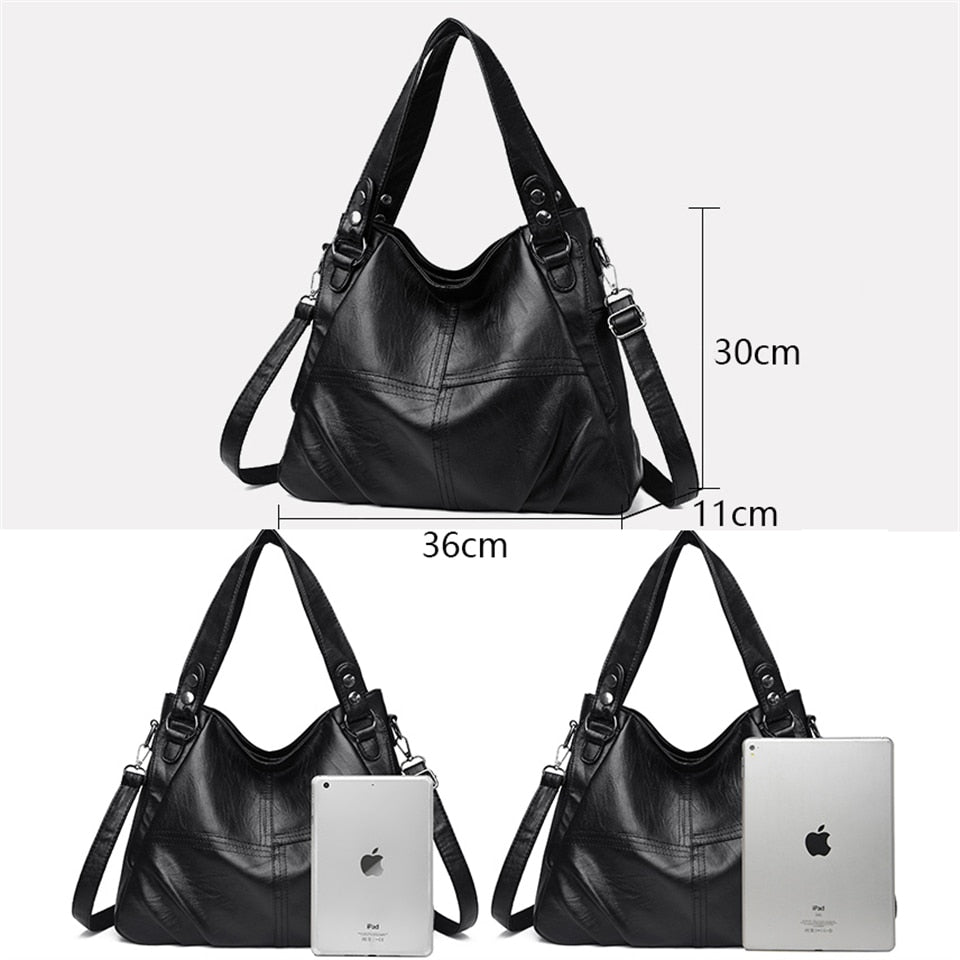 Purse - High-end Leather Top-handle Bag