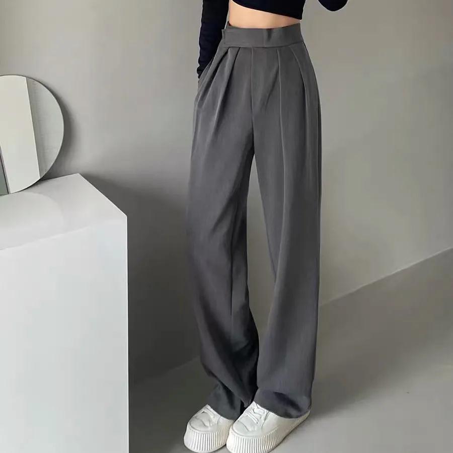 Draped Straight Pants