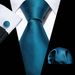 Ties Hanky Cufflinks Silk Set