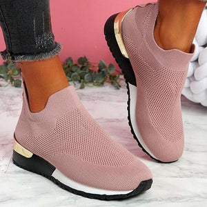 Shoe - Trendy platform Flats Sneakers