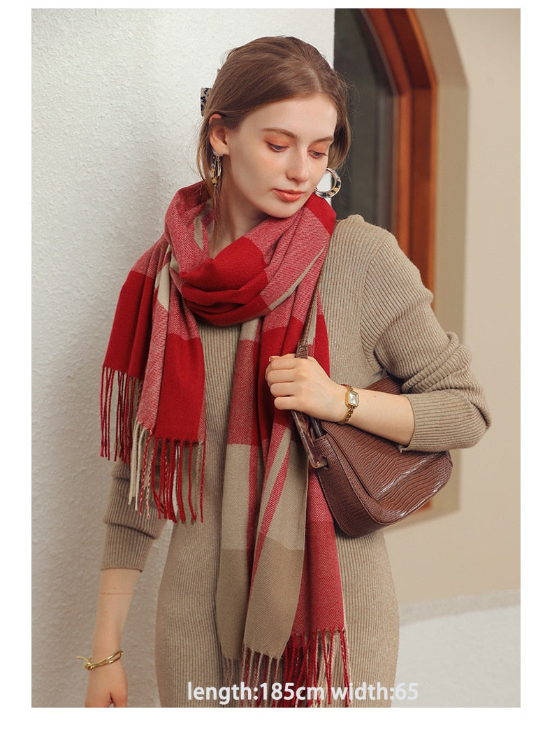 Scarf - Warm Cashmere Imitation Shawl