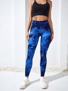 Leggings - Tie Dye Yoga Pants Sport Leggings