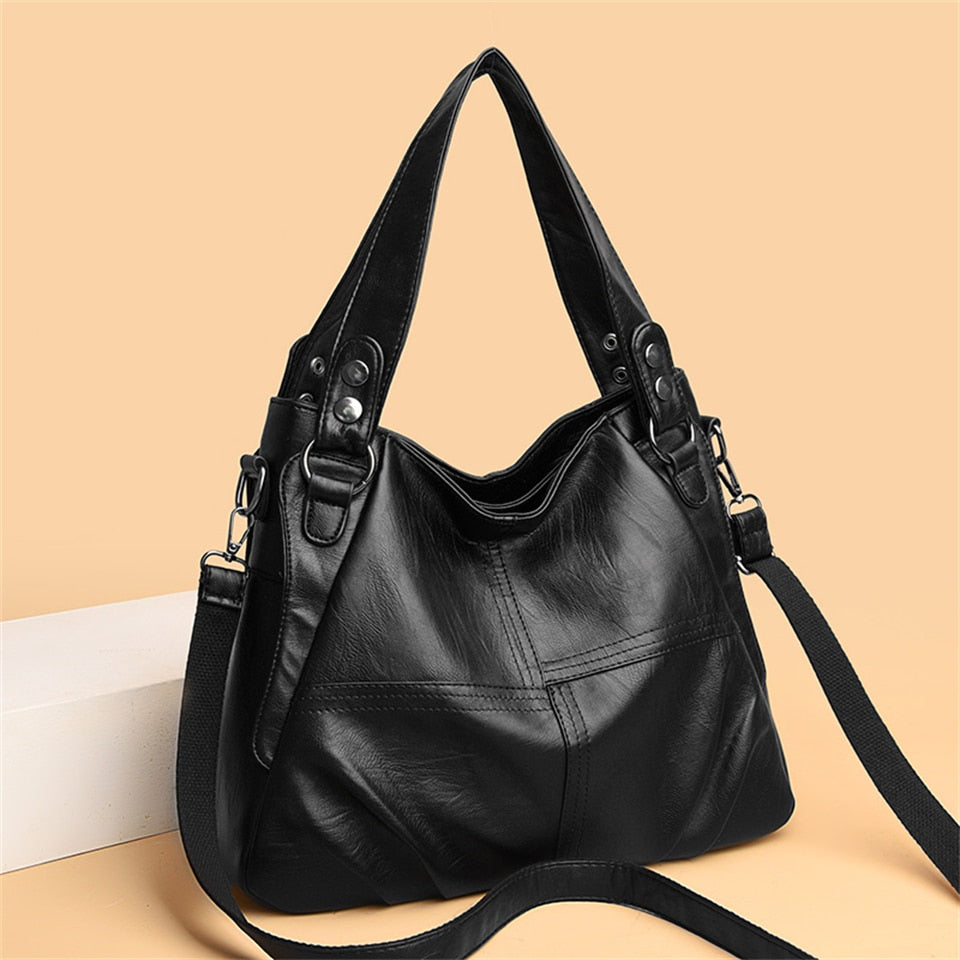 Purse - High-end Leather Top-handle Bag