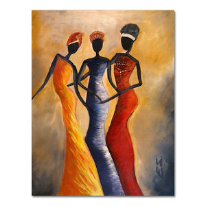 Painting - African Woman Classic Vintage Wall Art