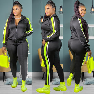 2 Piece Women Fall Clothes Sweat suit-Just4uCollectible