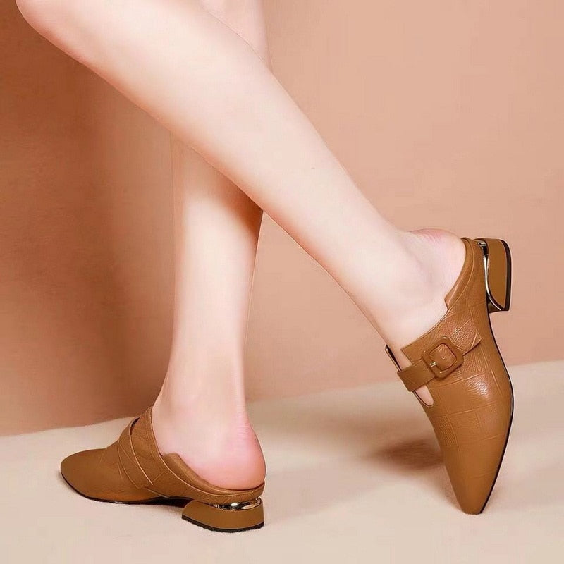 Shoes - Low Pointed Toe Heels