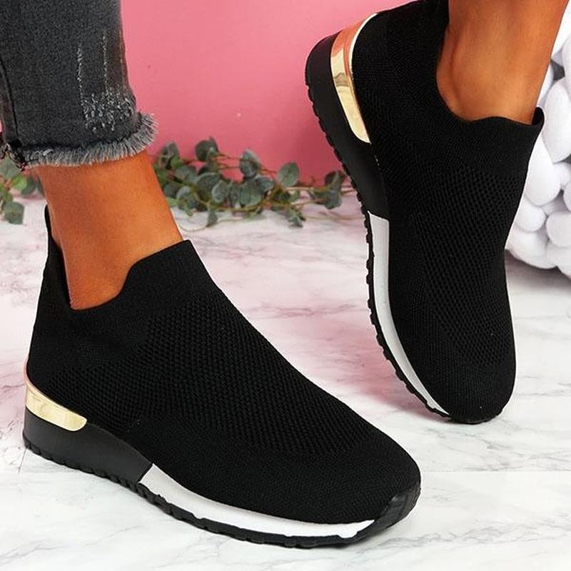 Shoe - Trendy platform Flats Sneakers