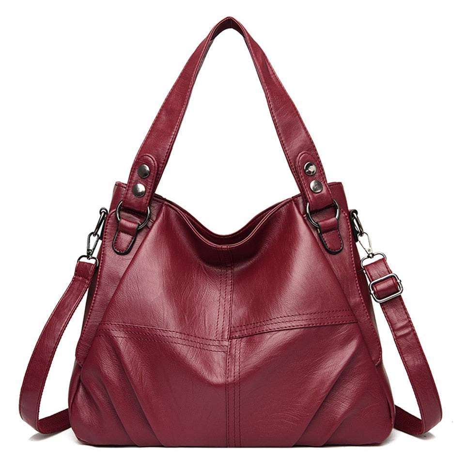 Purse - High-end Leather Top-handle Bag