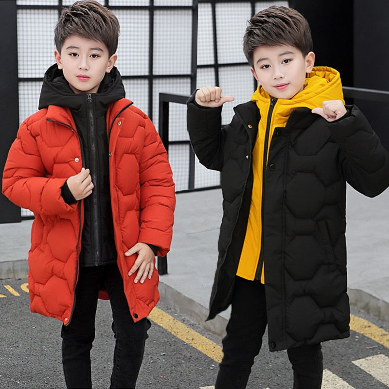 Coat - Big  Boys Hooded Coat