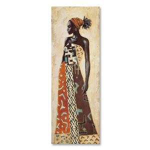 African Tribal Black Women Canvas