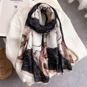 Scarf -  Women Scarf Fashion Print