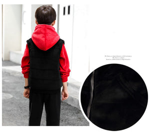 Boys Suit Sweatshirts +Pants+ Vest Cotton 3Pcs/Sets 