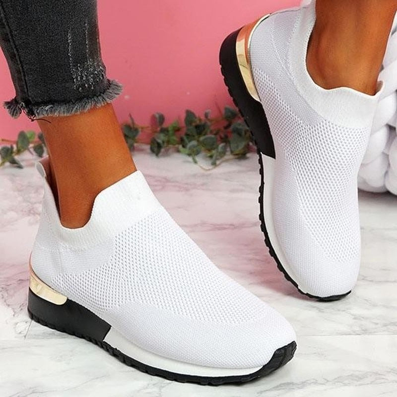 Shoe - Trendy platform Flats Sneakers