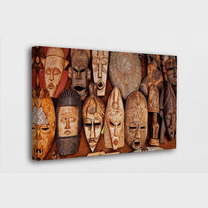 Painting - Traditional African Tribe Masks