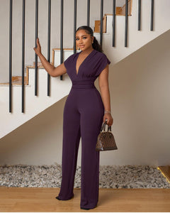 Elegant Halter Neck Pant Suit