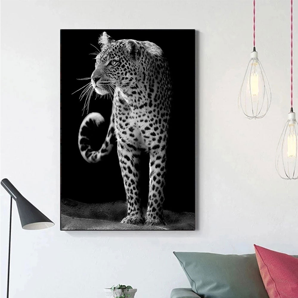 Boy and Cheetah Alluring Canvas Painting