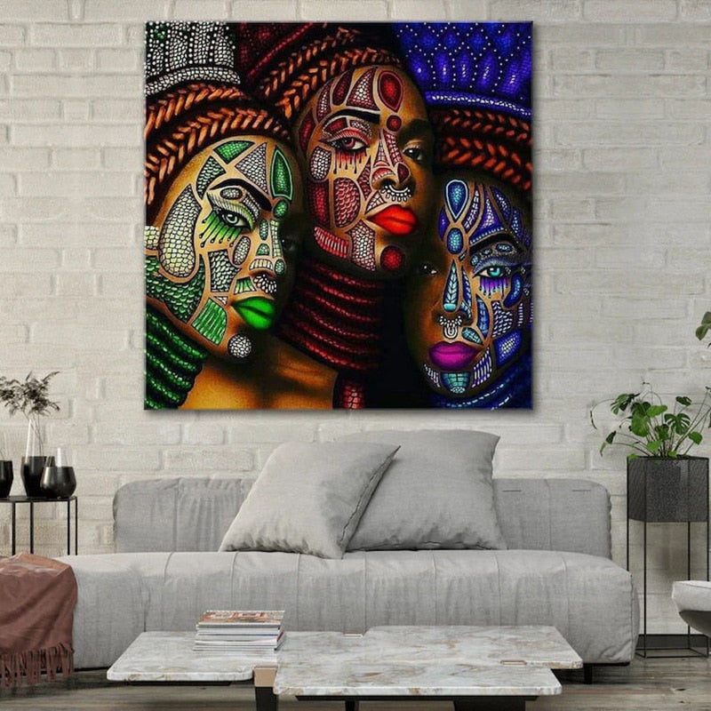 Painting - African Culture Art