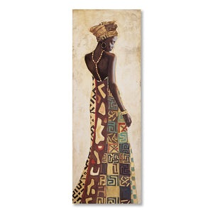 African Tribal Black Women Canvas