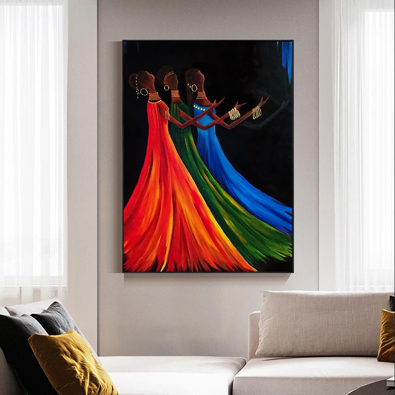 Painting - African Woman Classic Vintage Wall Art