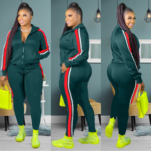 2 Piece Women Fall Clothes Sweat suit-Just4uCollectible