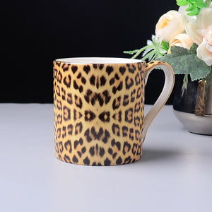 Tea Set - Coffee Mug and Tea Set Leopard Print