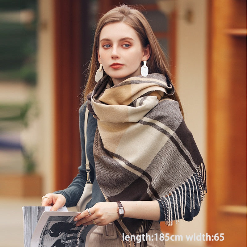 Scarf - Warm Cashmere Imitation Shawl