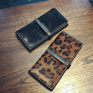 Long Leopard Wallets