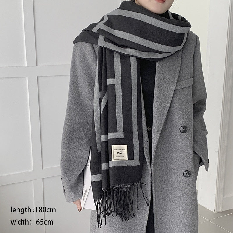 Scarf - Warm Cashmere Imitation Shawl