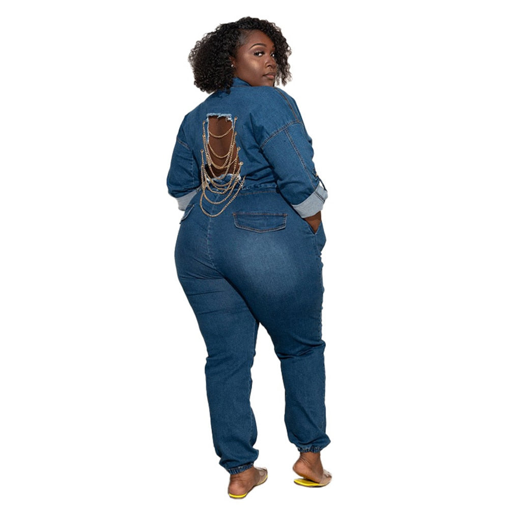 One Piece Outfit Jumpsuits Jeans