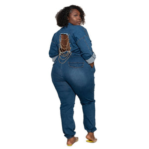 One Piece Outfit Jumpsuits Jeans