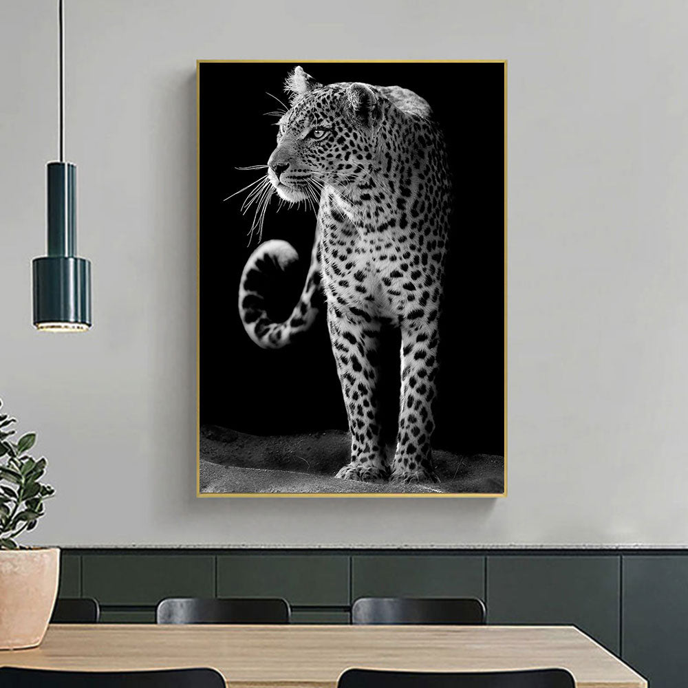 Boy and Cheetah Alluring Canvas Painting