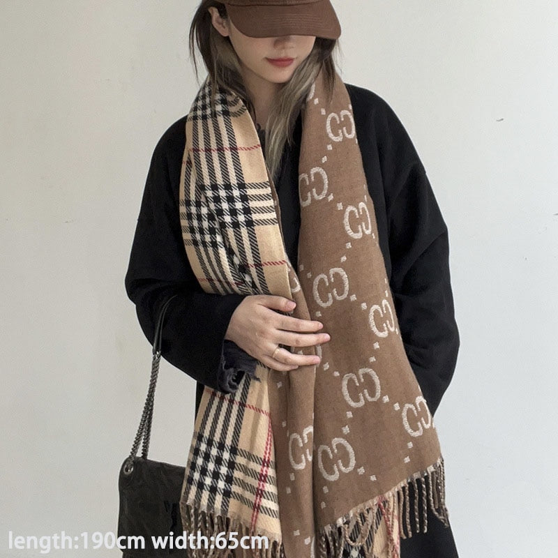 Scarf - Warm Cashmere Imitation Shawl