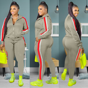 2 Piece Women Fall Clothes Sweat suit-Just4uCollectible