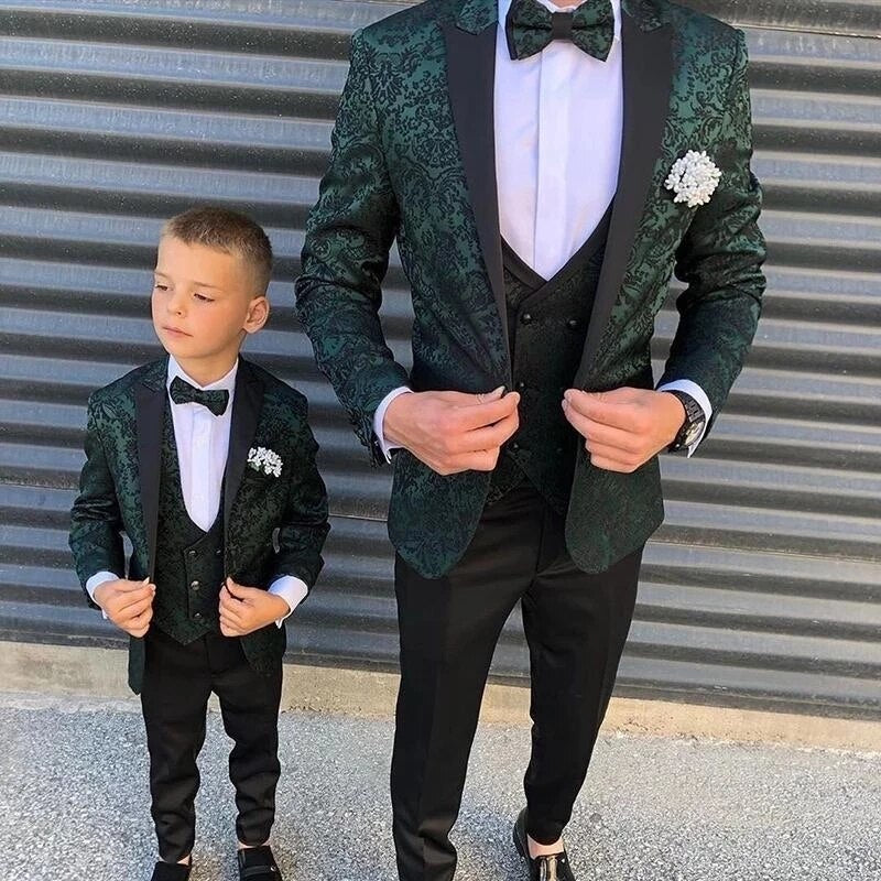 Suit - Green Sequins  Men's Suits