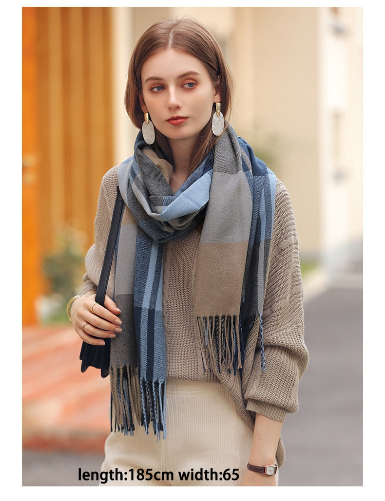 Scarf - Warm Cashmere Imitation Shawl