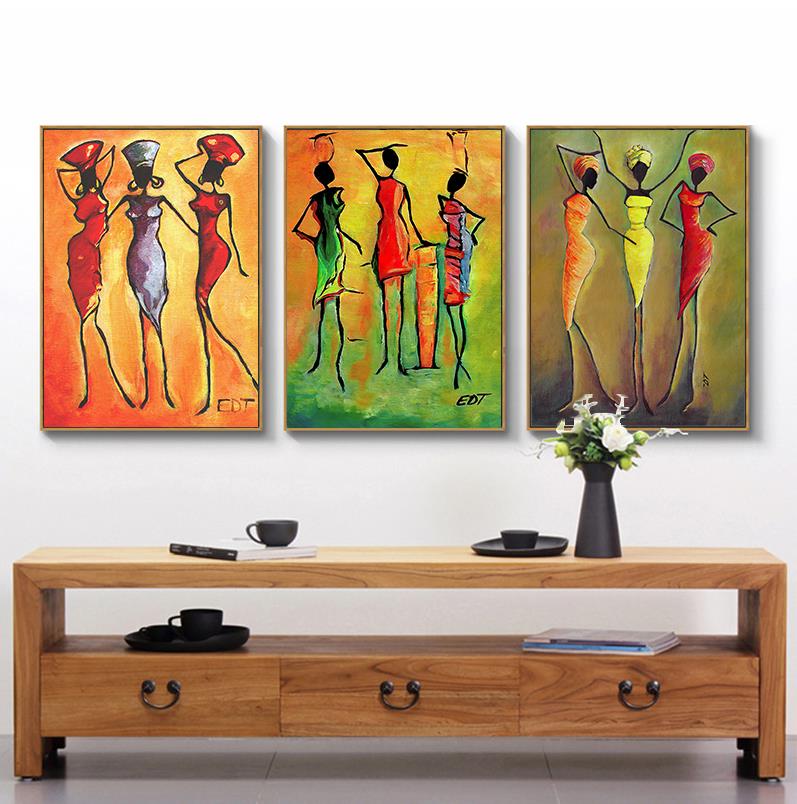 Painting - African Woman Classic Vintage Wall Art