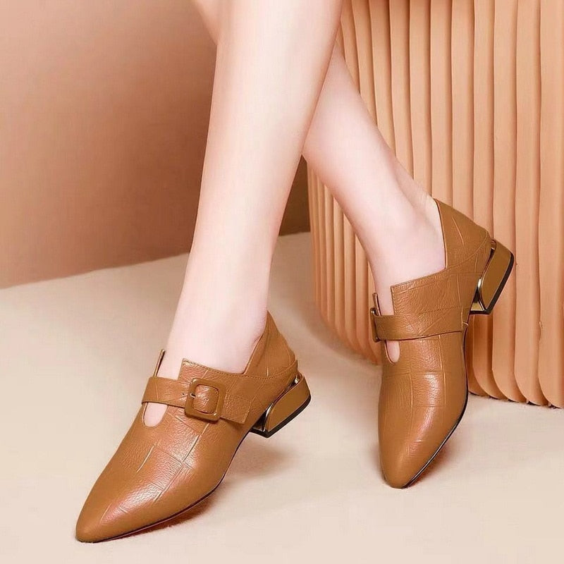 Shoes - Low Pointed Toe Heels