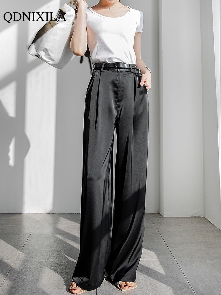 Silk Satin Pants