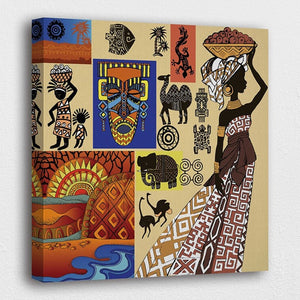 Painting - African Culture Art