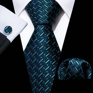 Ties Hanky Cufflinks Silk Set